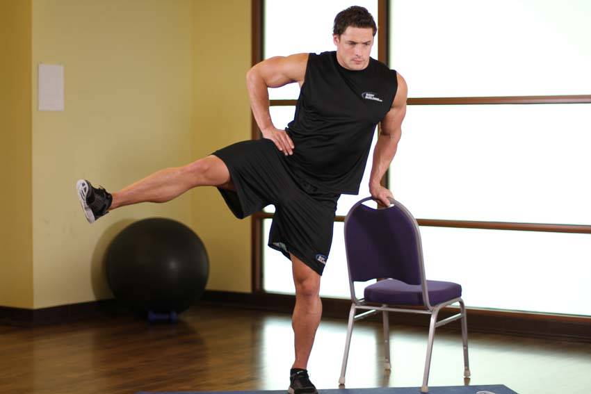 Side Leg Raises, position 2 of 2