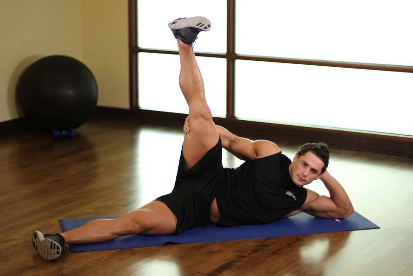 Side Lying Groin Stretch, position 2 of 2