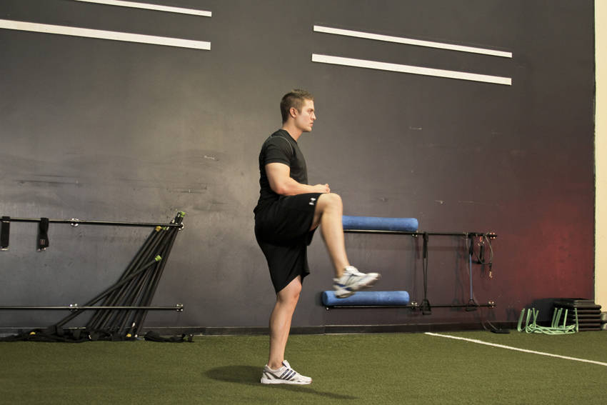 Standing Hip Circles, position 2 of 2